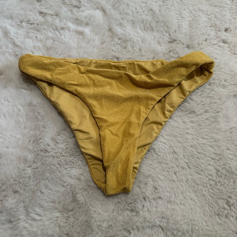 Elegant Gold Bikini Bottoms